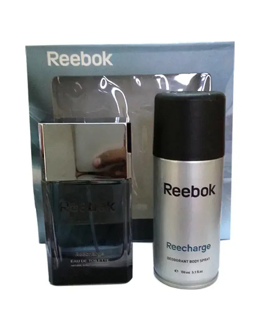 Reebok Reecharge Gift Set Of PerFume 100ml Deodorant 150ml For Men Buy Online at Best Prices in India Snapdeal