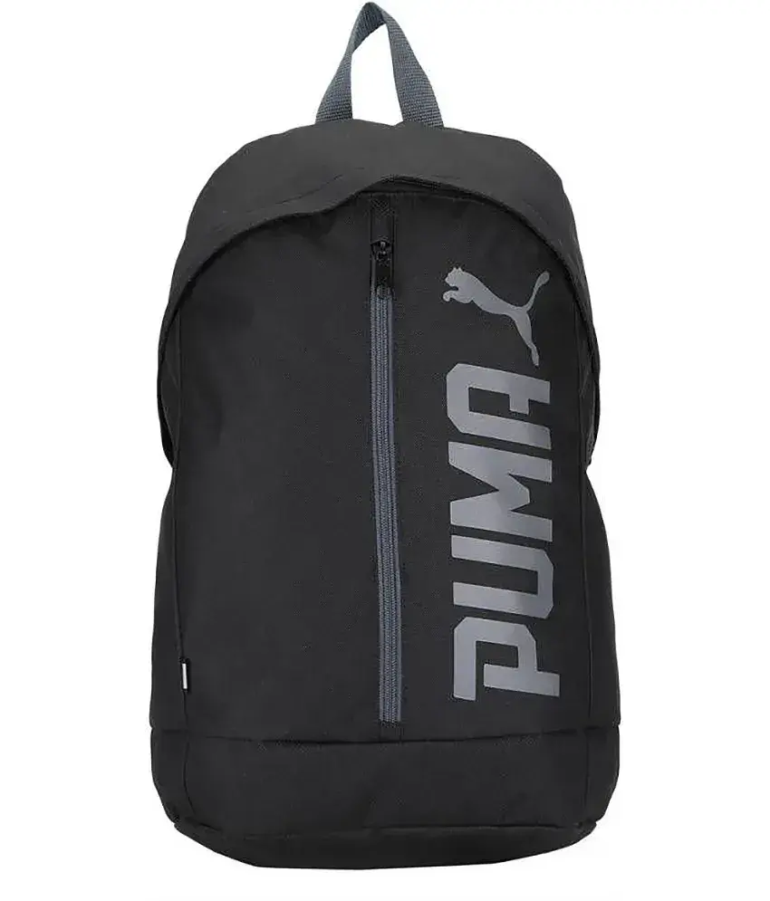 Puma Bag Puma Backpack College Bag College Backpack Black Pioneer II 25 Ltrs