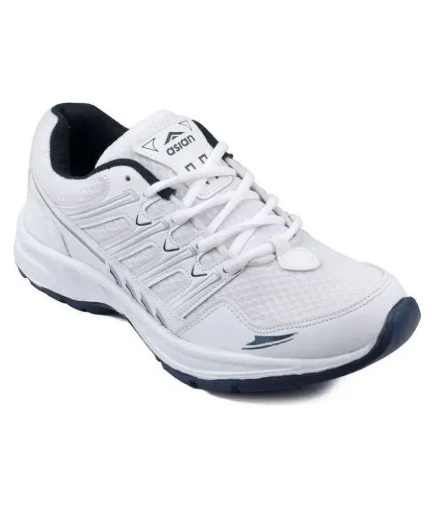 Asian white running shoes on sale