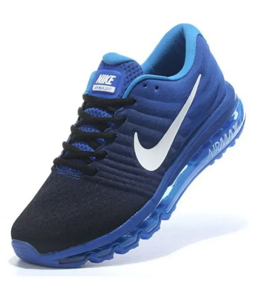 Air Max 2017 nike Blue Running Shoes