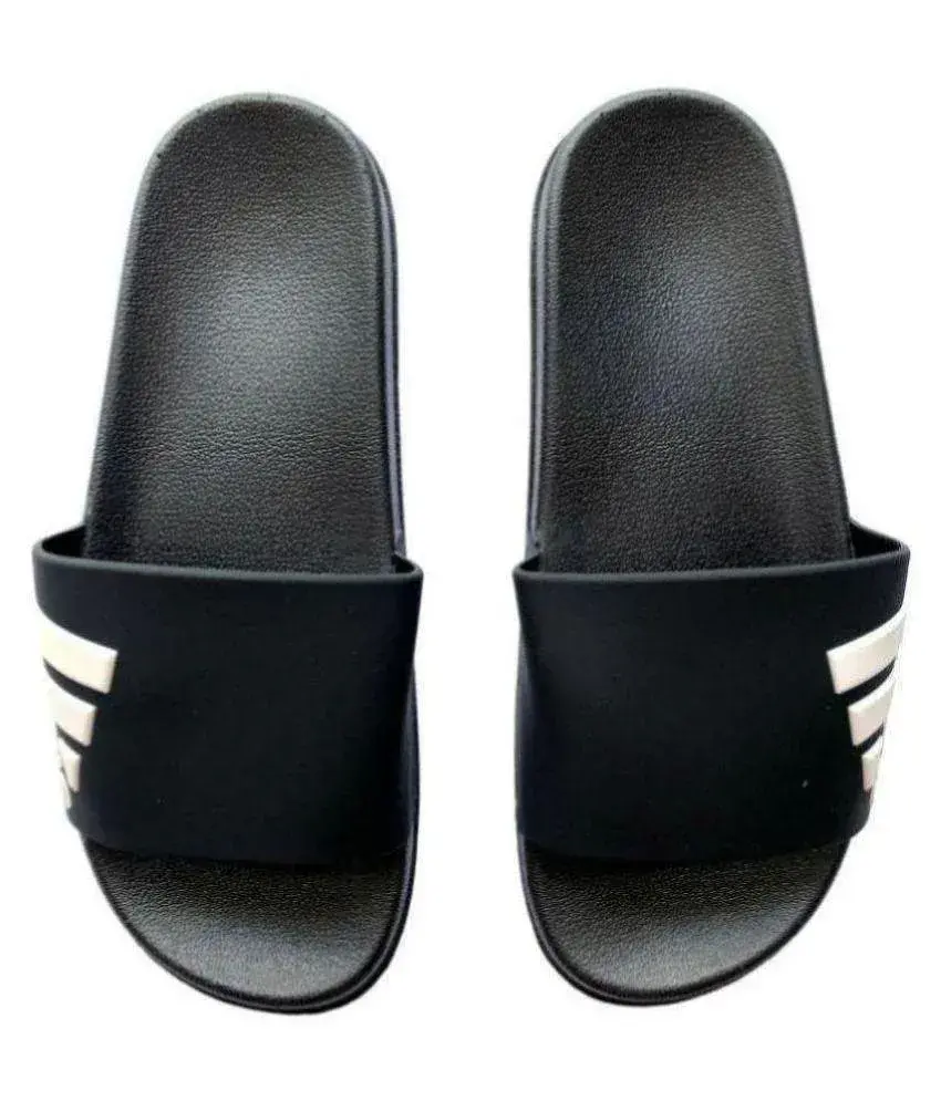 Adidas black flip flops snapdeal sales