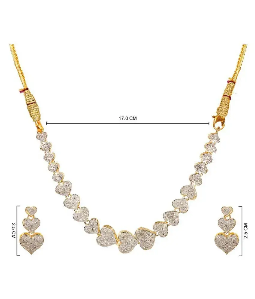 Ladymania Alloy Golden Choker Contemporary Fashion Gold Plated Necklace set Combo Buy Ladymania Alloy Golden Choker Contemporary Fashion Gold Plated Necklace set Combo Online in India on Snapdeal