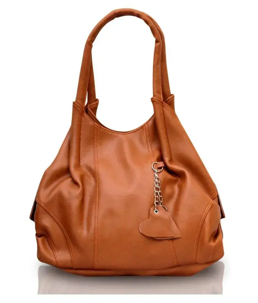 Buy Diana Korr Shoulder Bag Faux Leather Set of 1 Tan at Best Prices in India Snapdeal