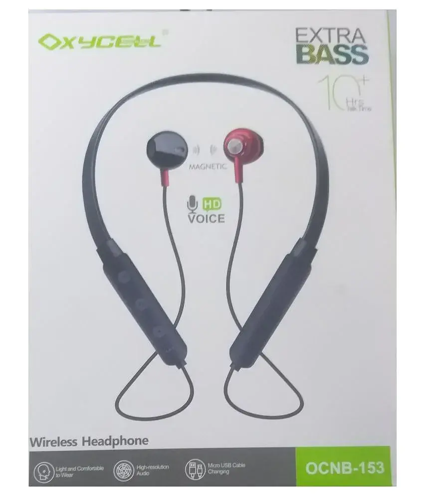 Buy ELIIDE OXYCELL OCNB 153 Neckband Wireless With Mic Headphones Earphones Online at Best Price in India Snapdeal