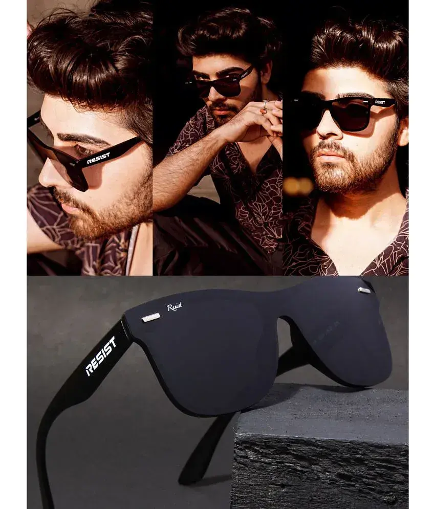 Buy RESIST EYEWEAR Black Square Sunglasses Pack of 1 Online at Best Price in India Snapdeal