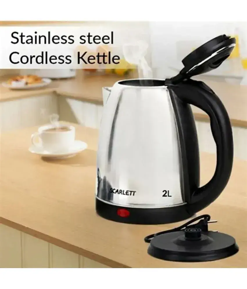 Buy Scarlett Hot Water Kettle 2 Liters 1500 Watts Stainless Steel Electric Kettle Online at Best Price in India Snapdeal