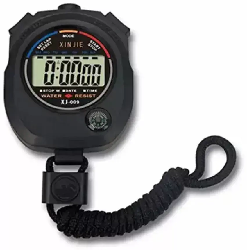 Rangwell Digital LCD Stopwatch Chronograph Timer Counter Sports Alarm Digital Stopwatch Black Buy Online at Best Price in India Snapdeal