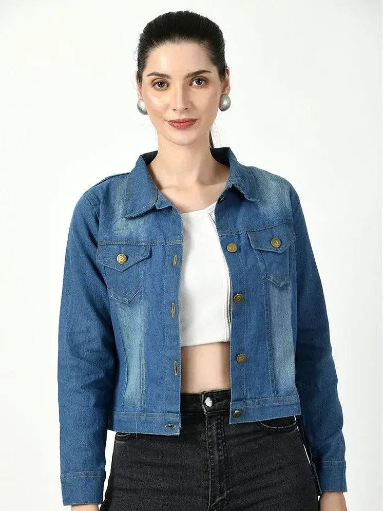 DKGF Fashion Denim Blue Jackets Pack of 1 Buy DKGF Fashion Denim Blue Jackets Pack of 1 Online at Best Prices in India on Snapdeal