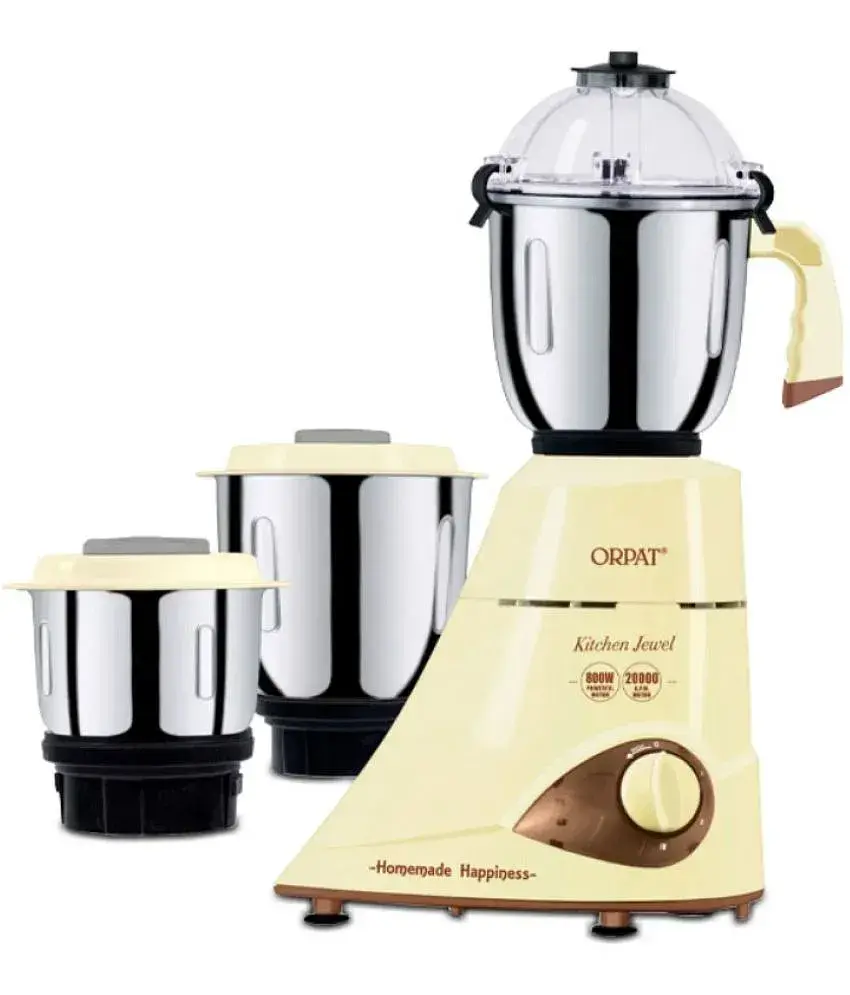 Orpat Orpat Mixer Grinder 800 Watt 3 Jar Juicer Mixer Grinder Price in India Buy Orpat Orpat Mixer Grinder 800 Watt 3 Jar Juicer Mixer Grinder Online on Snapdeal