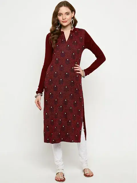 Buy Woolen Kurtis Online at Best Prices in India on Snapdeal