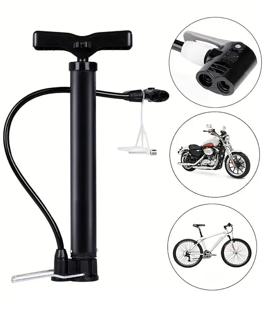 Cycle Foot Air Pump Bike Pump Cycle Pump Portable Bike Foot Pump Air Pump Foot Pump Bicycle Air Pump for Vehicle Tyre Tubeless Motor Bike Bicycle Football Pack of 1 Buy